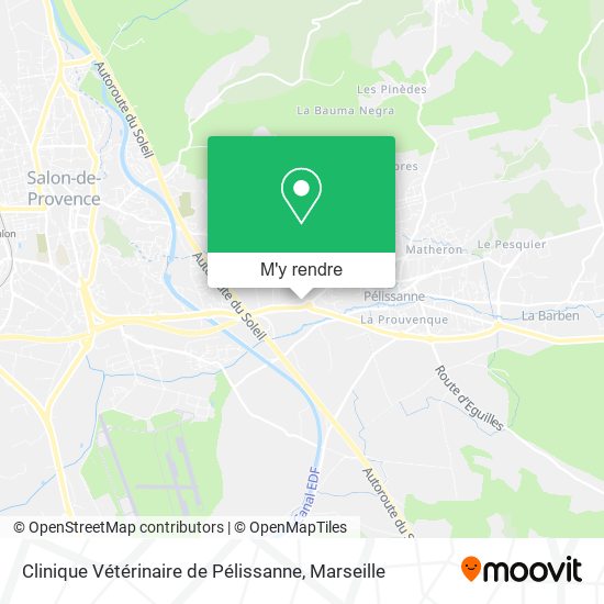 Clinique Vétérinaire de Pélissanne plan