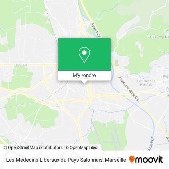 Les Medecins Liberaux du Pays Salonnais plan