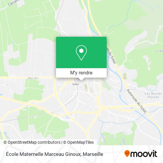 École Maternelle Marceau Ginoux plan