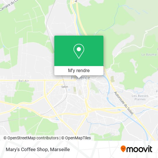 Mary's Coffee Shop plan