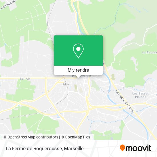 La Ferme de Roquerousse plan
