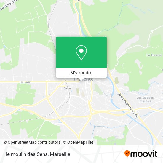 le moulin des Sens plan