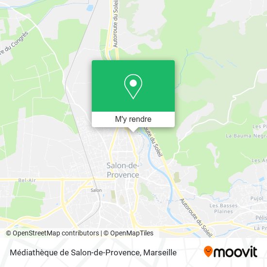 Médiathèque de Salon-de-Provence plan