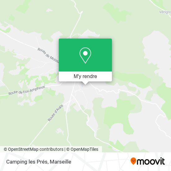 Camping les Prés plan