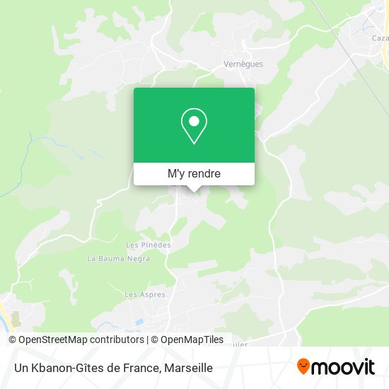 Un Kbanon-Gîtes de France plan
