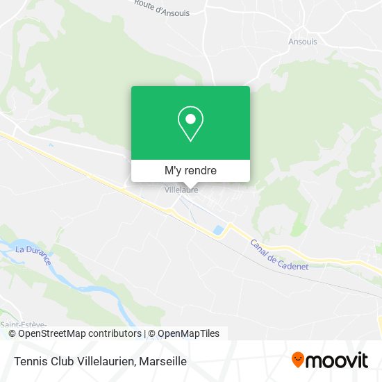 Tennis Club Villelaurien plan