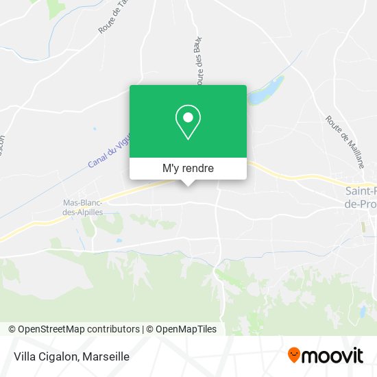 Villa Cigalon plan