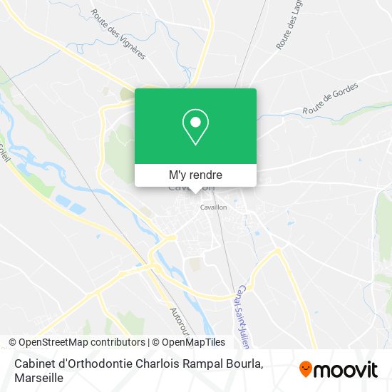 Cabinet d'Orthodontie Charlois Rampal Bourla plan