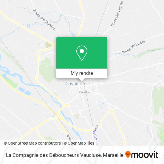 La Compagnie des Déboucheurs Vaucluse plan