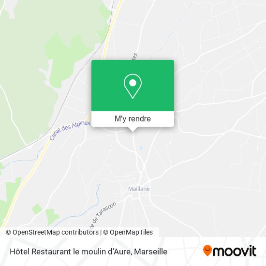 Hôtel Restaurant le moulin d'Aure plan