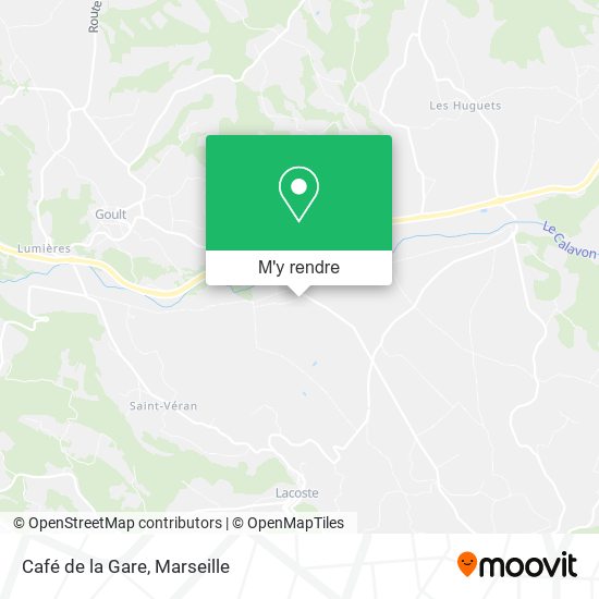 Café de la Gare plan