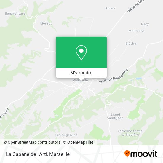 La Cabane de l'Arti plan