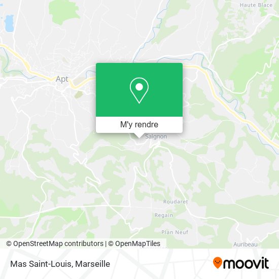 Mas Saint-Louis plan
