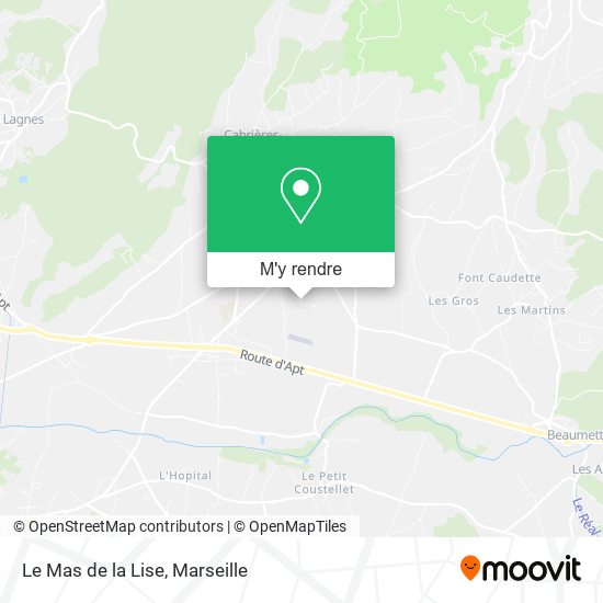 Le Mas de la Lise plan