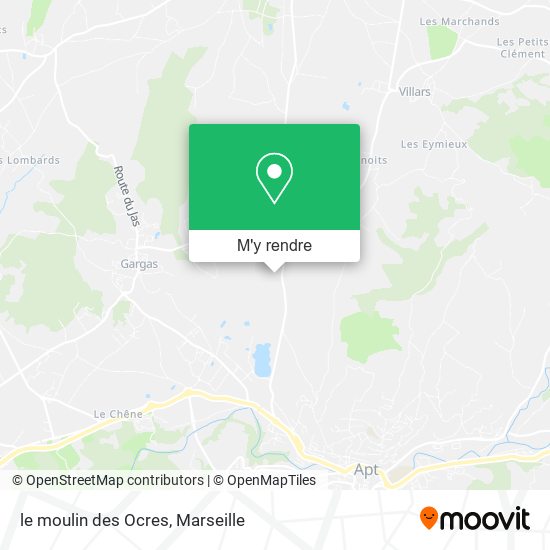 le moulin des Ocres plan