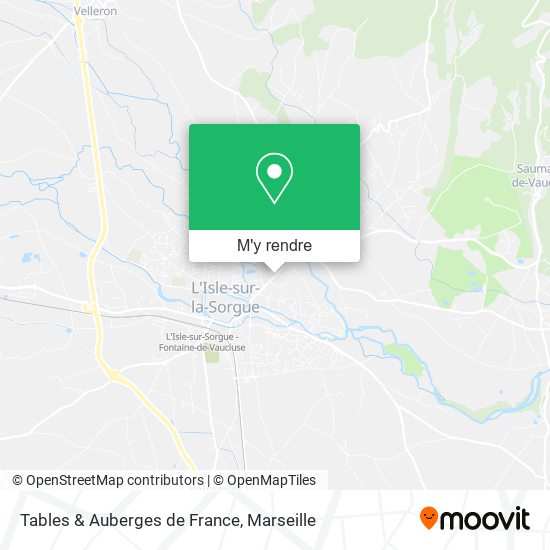 Tables & Auberges de France plan