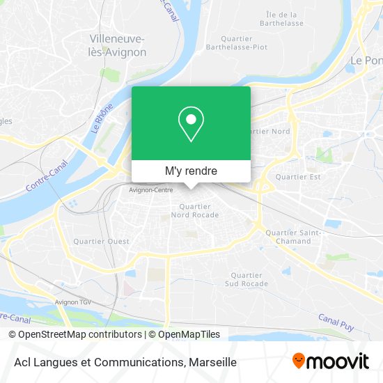 Acl Langues et Communications plan