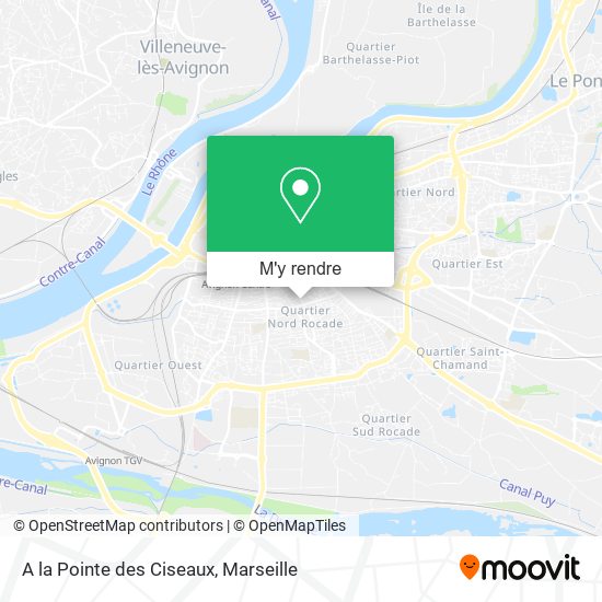 A la Pointe des Ciseaux plan