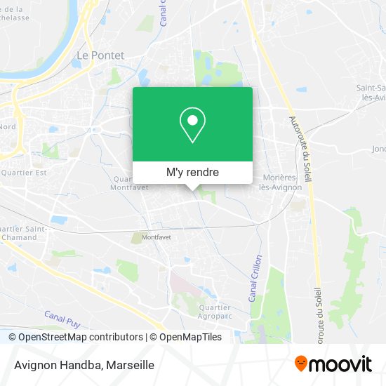 Avignon Handba plan