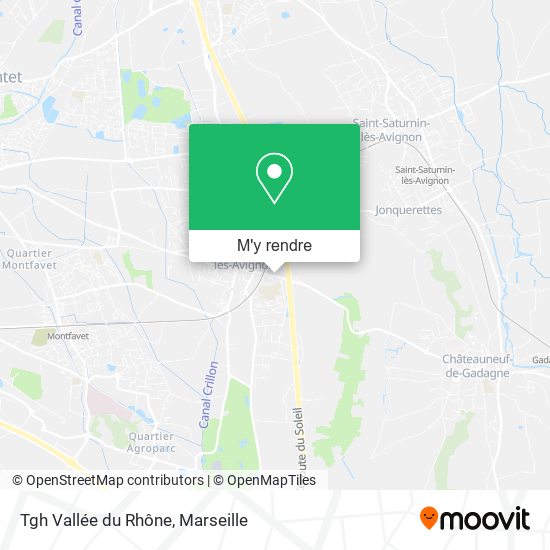 Tgh Vallée du Rhône plan