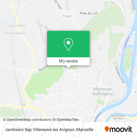 Jardiniers Sap Villeneuve les Avignon plan