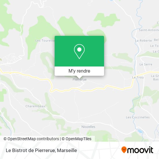 Le Bistrot de Pierrerue plan