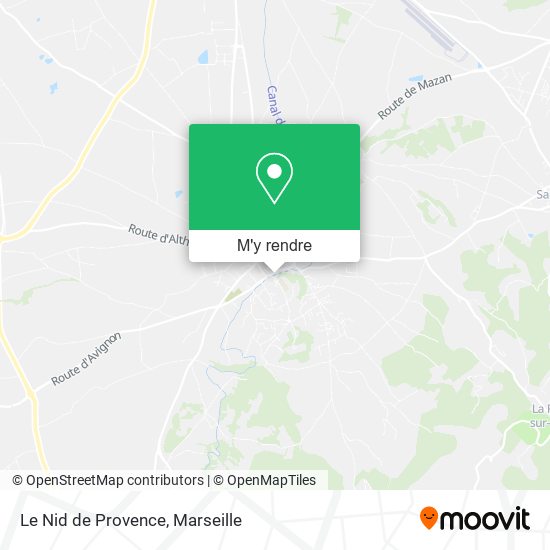 Le Nid de Provence plan