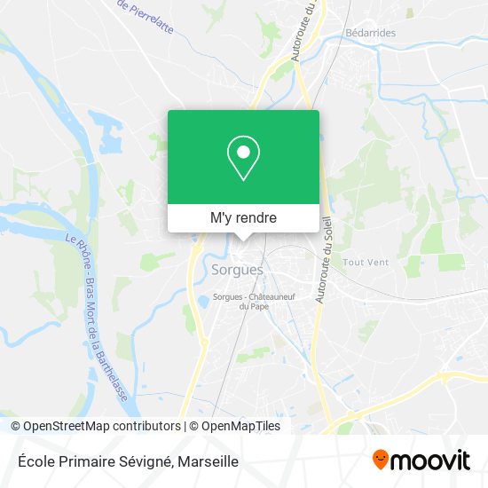 École Primaire Sévigné plan