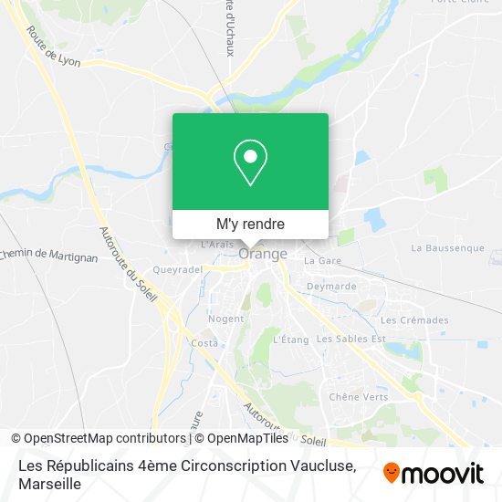 Les Républicains 4ème Circonscription Vaucluse plan