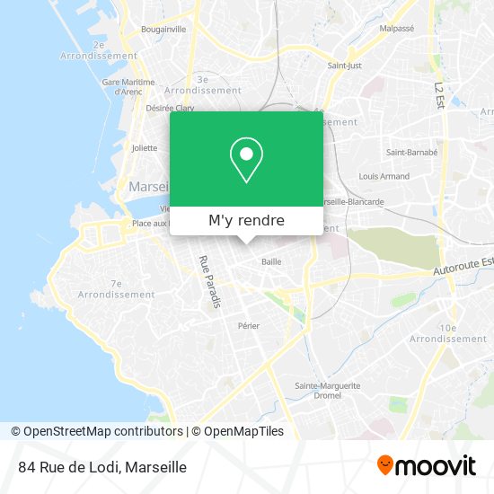 84 Rue de Lodi plan
