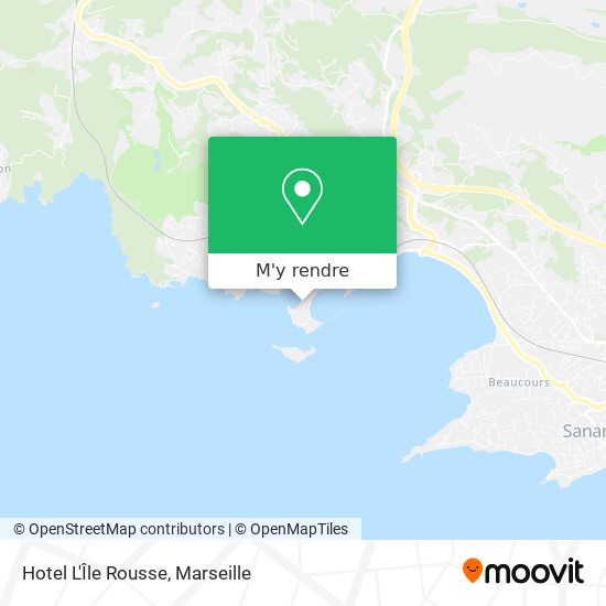 Hotel L'Île Rousse plan