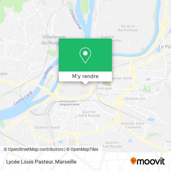 Lycée Louis Pasteur plan