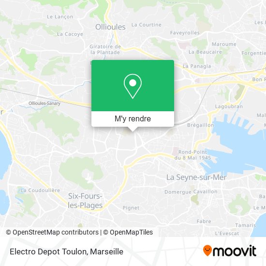 Electro Depot Toulon plan