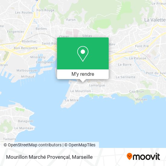 Mourillon Marché Provençal plan