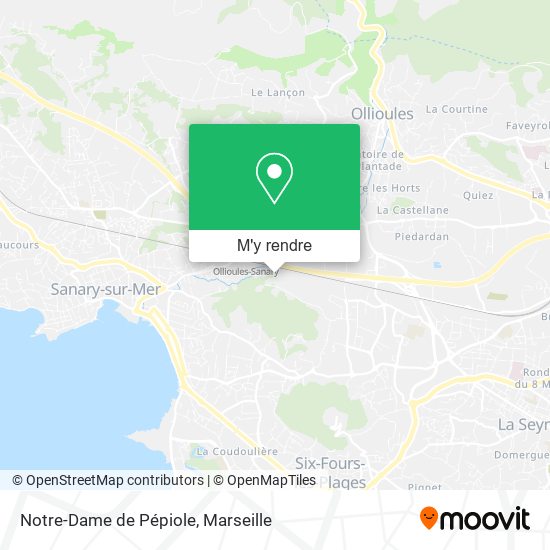 Notre-Dame de Pépiole plan