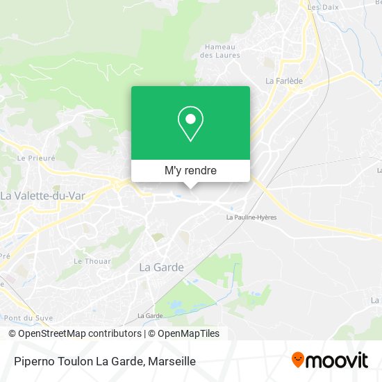 Piperno Toulon La Garde plan