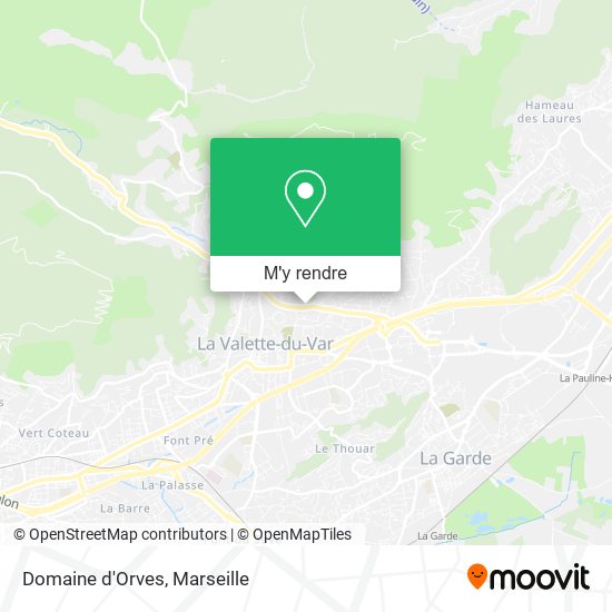 Domaine d'Orves plan