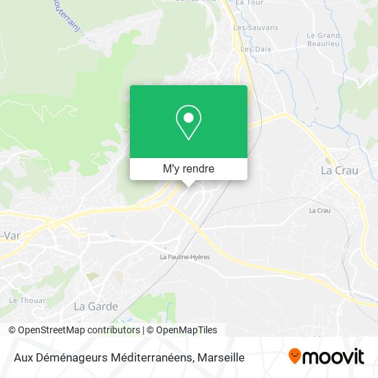 Aux Déménageurs Méditerranéens plan