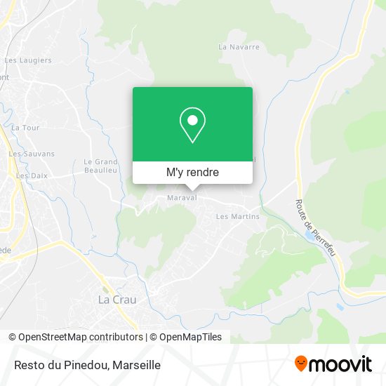 Resto du Pinedou plan