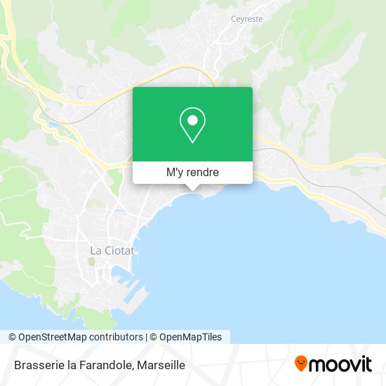 Brasserie la Farandole plan