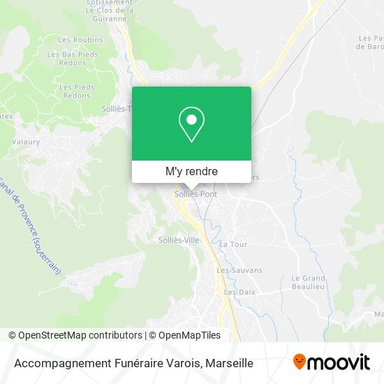 Accompagnement Funéraire Varois plan