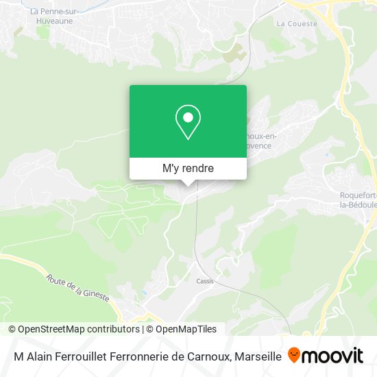 M Alain Ferrouillet Ferronnerie de Carnoux plan