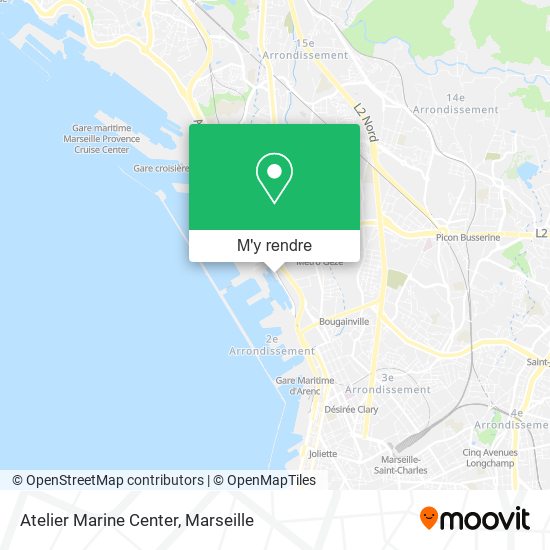 Atelier Marine Center plan