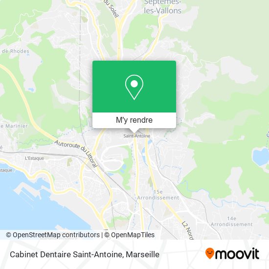 Cabinet Dentaire Saint-Antoine plan