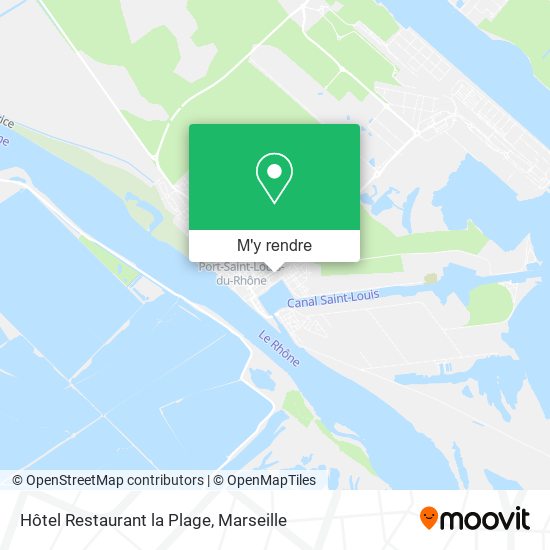 Hôtel Restaurant la Plage plan