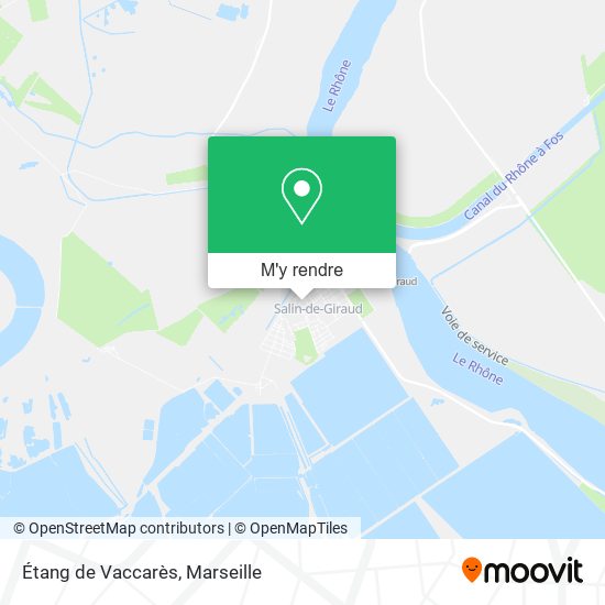 Étang de Vaccarès plan