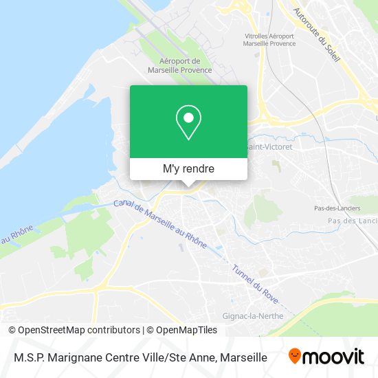 M.S.P. Marignane Centre Ville / Ste Anne plan