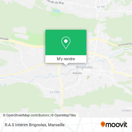 R.A.S Intérim Brignoles plan