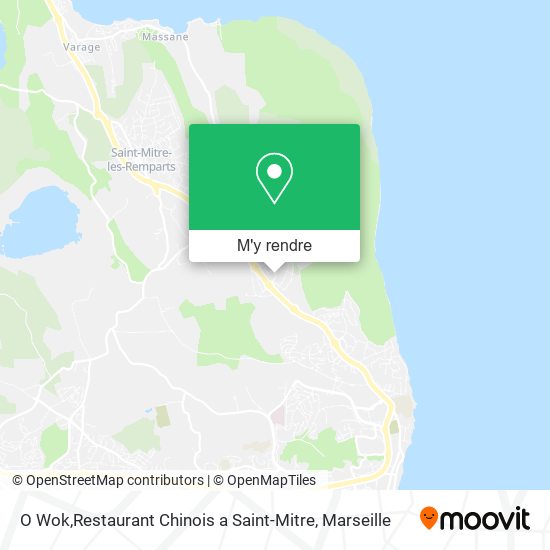 O Wok,Restaurant Chinois a Saint-Mitre plan