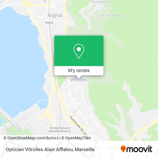 Opticien Vitrolles Alain Afflelou plan